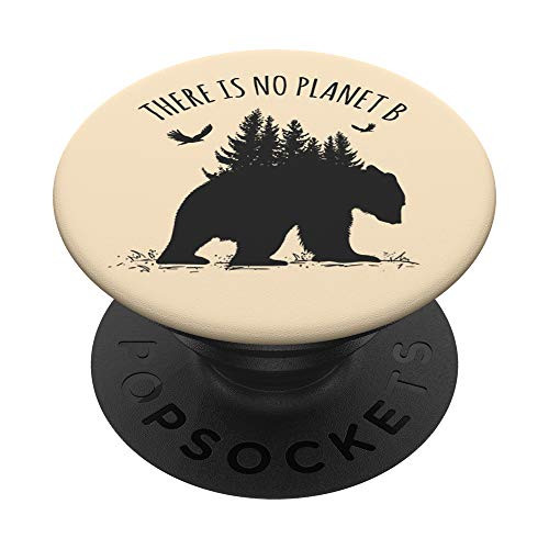 There is No Planet B Environmentalist Earth Day Gift PopSockets PopGrip Swappable Grip for Phones   Tablets