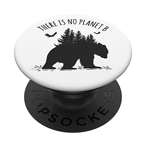 There is No Planet B Earth Day Save Our Planet Climate Gift PopSockets PopGrip Swappable Grip for Phones   Tablets