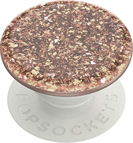 PopSockets PopGrip with Swappable Top for Phones and Tablets - Foil Confetti Rose Gold