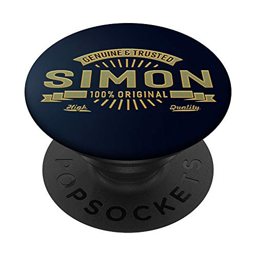 Simon Genuine Original First Name Pop Socket PopSockets Grip and Stand for Phones and Tablets
