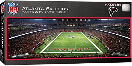 MasterPieces NFL Atlanta Falcons Stadium Panoramic Jigsaw Puzzle 1000 Pieces 13 x 39 MasterPieces NFL Atlanta Falcons Stadium Panoramic Jigsaw Puzzle 1000 Pieces 13 x 39