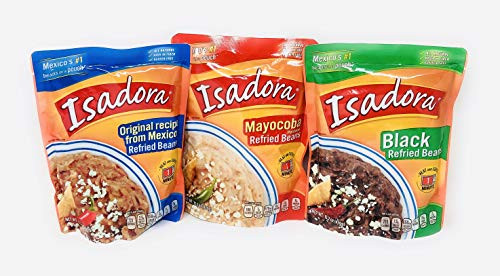 Isadora Refried Beans Variety Pack ~ Original Black   Mayocoba