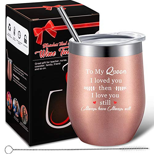 Valentines Day Gift for Wife Girlfriend Personalized Tumbler I Loved You Then I Love You Still Always Have Always Will Wine Tumbler Bride Gift for her Anniversary Birthday Christmas Wedding Day Valentines Day Gift for Wife Girlfriend Personalized Tumbler I Loved You Then I Love You Still Always Have Always Will Wine Tumbler Bride Gift for her Anniversary Birthday Christmas Wedding Day