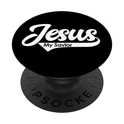 Jesus My Savior Faith Based Modern Calligraphy Christian PopSockets Grip and Stand for Phones and Tablets Jesus My Savior Faith Based Modern Calligraphy Christian PopSockets Grip and Stand for Phones and Tablets