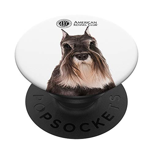 AKC Miniature Schnauzer Photo PopSocket PopSockets Grip and Stand for Phones and Tablets