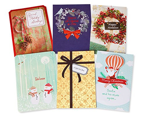American Greetings Christmas Card Bundle Variety 6-Count 6012701