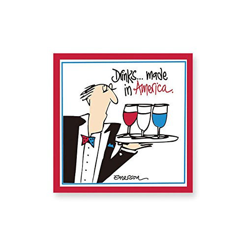 Design Design MADE in America Cocktail Napkins, Multicolor