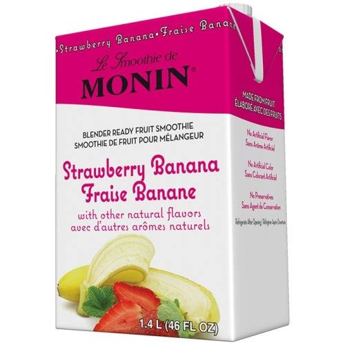Monin Inc_ Smoothie Mixes Monin Strawberry Banana Fruit Smoothie Mix