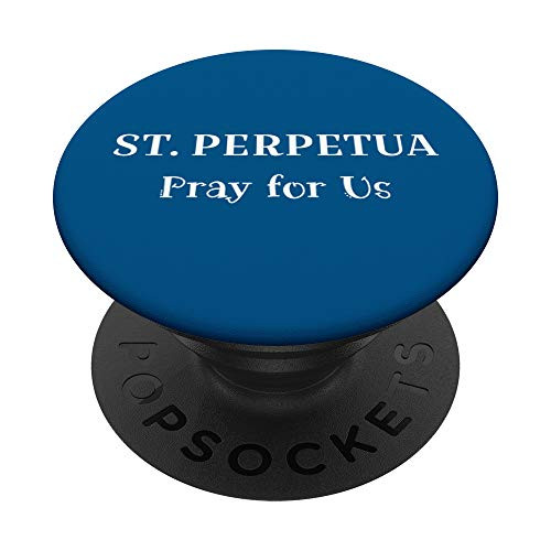 St_ Perpetua Catholic Patron Saint Girls Confirmation Gift PopSockets PopGrip Swappable Grip for Phones   Tablets
