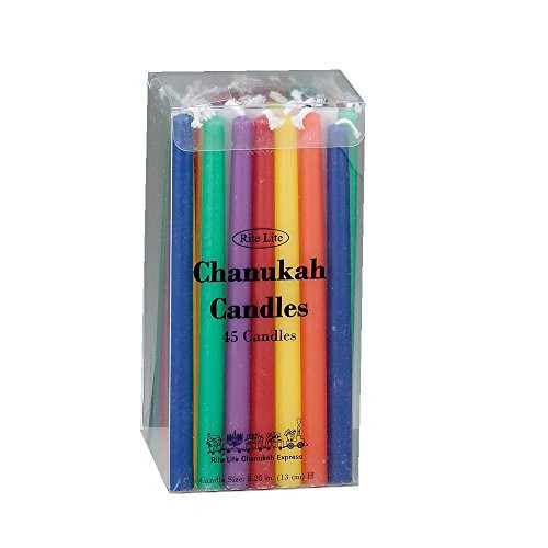 Rite Lite LTD Deluxe Multicolor Chanukah Candles