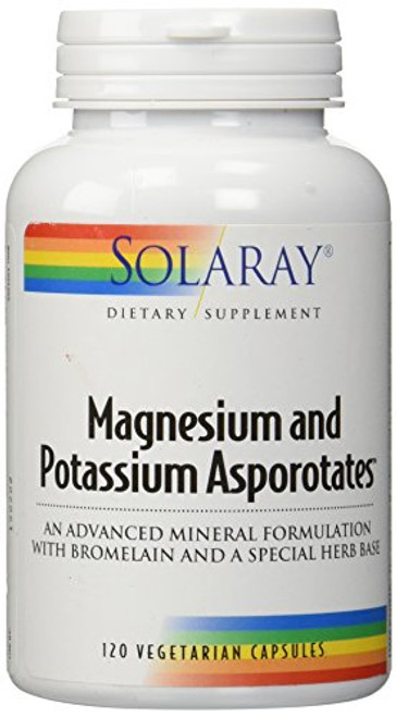 Magnesium and Potassium Asporotate Solaray 120 Caps