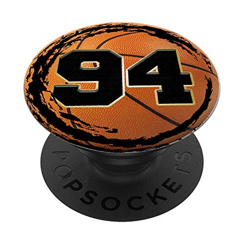 Basketball Custom Jersey Number 94 player PopSockets Grip and Stand for Phones and Tablets Basketball Custom Jersey Number 94 player PopSockets Grip and Stand for Phones and Tablets