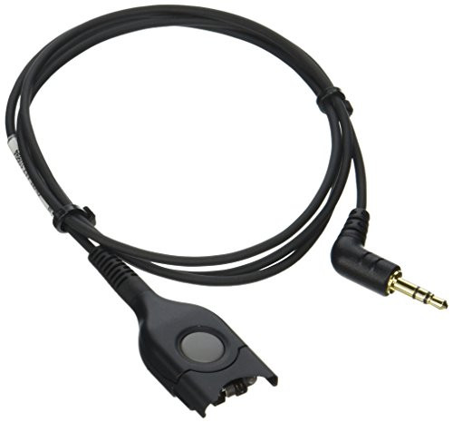 Sennheiser CCEL 193-2, Dect/GSM Cable, EasyDisconnect with 100cm Cable to 3.5mm 3-poleJack without Microphone Attenuator