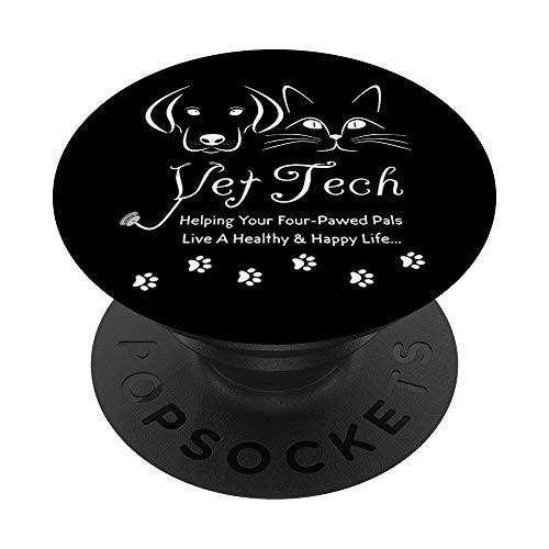 Vet Tech Gift Veterinary Technician Professionals Students PopSockets PopGrip Swappable Grip for Phones Tablets Vet Tech Gift Veterinary Technician Professionals Students PopSockets PopGrip Swappable Grip for Phones Tablets