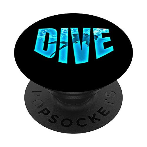 Diving Snorkeling Scuba Gift Phone Snorkeling Equipment Gear PopSockets Grip and Stand for Phones and Tablets