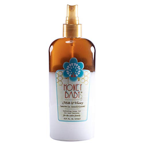 HONEY BABY Naturals Milk and Honey Leave In Conditioner 8_25 Ounce