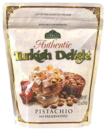 Bayco Confectionery - Authentic Turkish Delight - Pistachio - 300g 10_5 oz