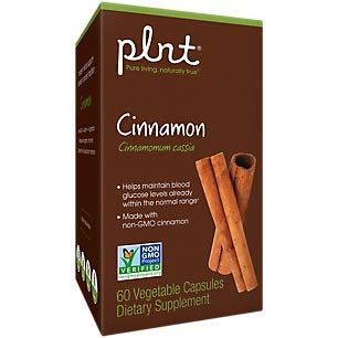 plnt Cinnamon FullSpectrum Organic NonGMO Cinnamon Supports Blood Glucose Levels Already Within The Normal Range 60 Vegetarian Capsules