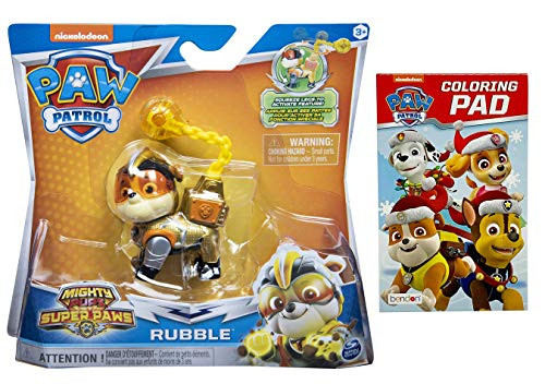 Sister Novelties Paw Patrol Mighty Pups Toys with Paw Patrol Coloring Book Paw Patrol Action Figures Paw Patrol Figures Paw Patrol Characters Mighty Pups Paw Patrol Paw Patrol Pups Rubble