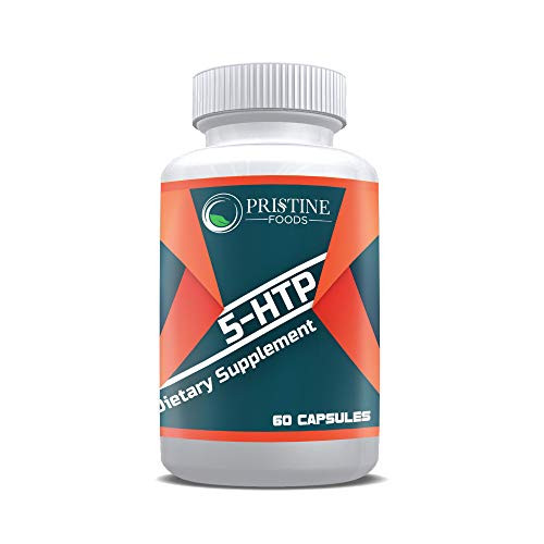 Pristine Foods 5-HTP 200 mg Supplement - Enhance Your Mood Relaxation and Sleep Quality - 60 Capsules