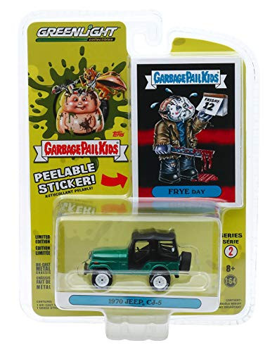 Greenlight 164 Garbage Pail Kids Series 2 - Frye Day - 1970 Jep CJ-5 54030-D