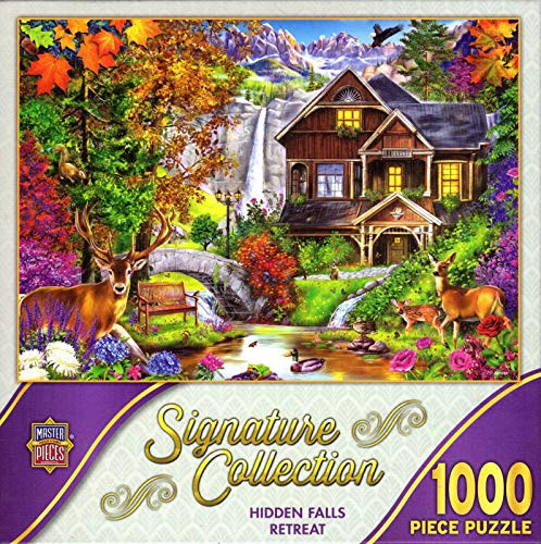Hidden Falls Retreat by P_D_ Moreno 1000 Piece Puzzle