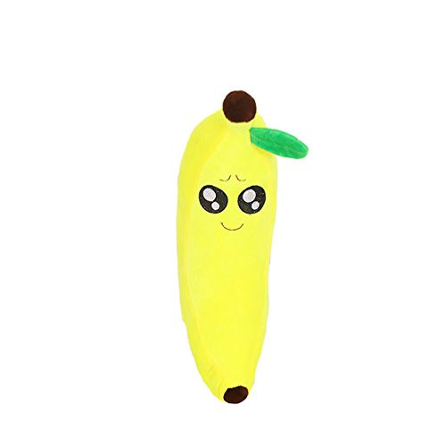 ZYAQ Banana Throw Pillow Plush Stuffed Emoji Emoticon Soft Cushion Toy Doll 45cm/17.7inch (Tearful)