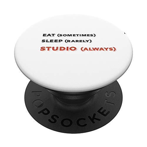 Eat Sleep Studio Architecture Engineering Student Design PopSockets PopGrip Swappable Grip for Phones   Tablets