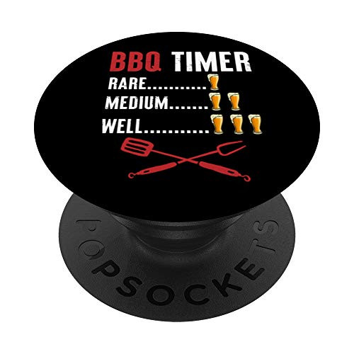 BBQ Timer Rare Medium Well Barbecue PopSockets Grip and Stand for Phones and Tablets BBQ Timer Rare Medium Well Barbecue PopSockets Grip and Stand for Phones and Tablets