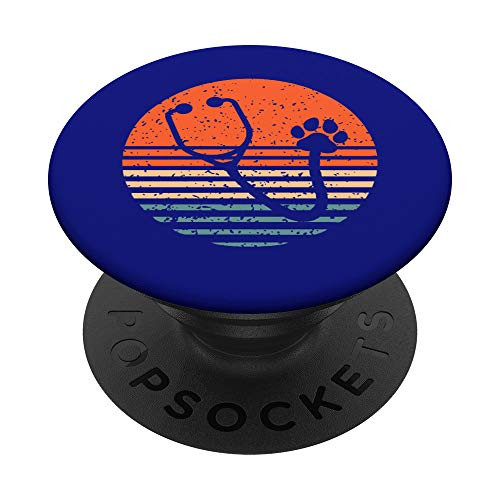 Veterinary Clinics Vet Tech Clinical Students Gifts PopSockets PopGrip Swappable Grip for Phones   Tablets