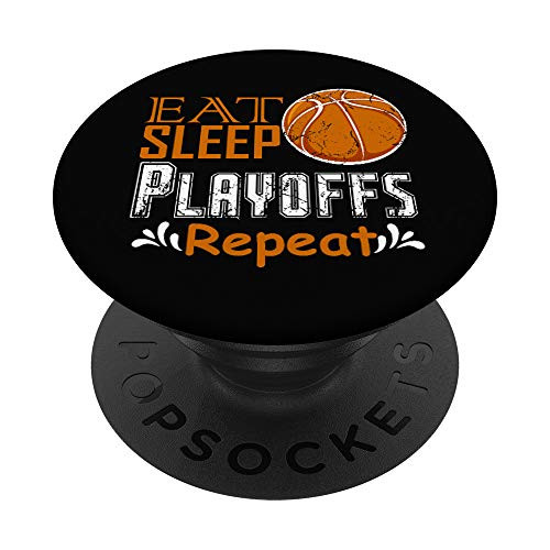 Eat Sleep Watch Basketball Repeat College March Basketball PopSockets Grip and Stand for Phones and Tablets