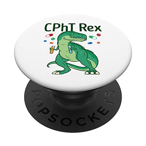 Pharmacy Tech Technician CPhT Rex Cute Appreciation Gift PopSockets PopGrip Swappable Grip for Phones   Tablets Pharmacy Tech Technician CPhT Rex Cute Appreciation Gift PopSockets PopGrip Swappable Grip for Phones   Tablets
