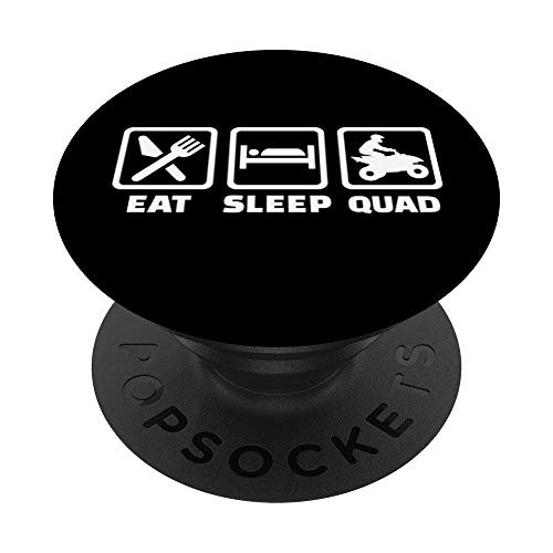 Eat sleep Quad PopSockets PopGrip Swappable Grip for Phones   Tablets