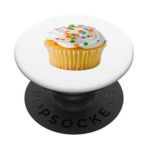 Delicious Cupcake with Colorful Sprinkles PopSockets Grip and Stand for Phones and Tablets