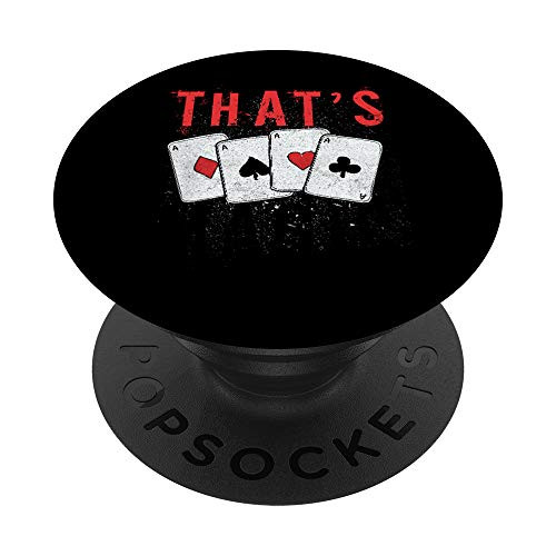 Thats Magic Playing Cards Poker Player B-day Gift PopSockets PopGrip Swappable Grip for Phones   Tablets