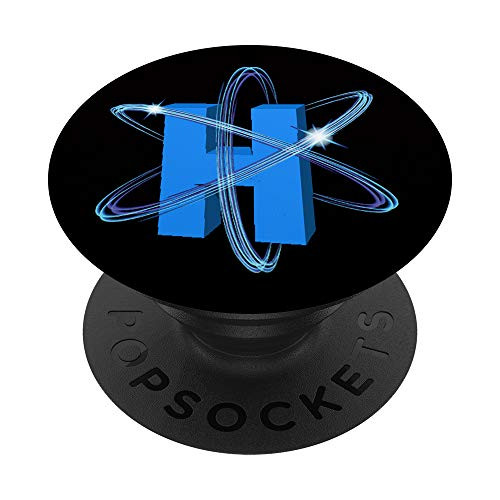 Initial Letter H Science Atom PopSockets Grip and Stand for Phones and Tablets