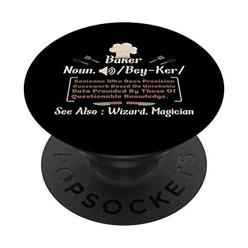 Cake Baking Cupcake Baker Definition Pastry Chefs PopSockets Grip and Stand for Phones and Tablets