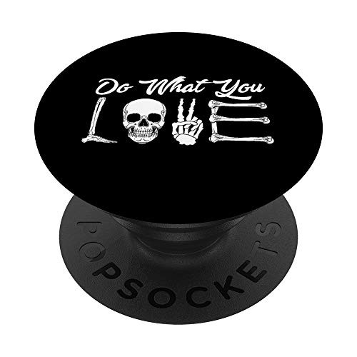 Radiology Tech Love X-Ray - Love Skull Bones Skeleton PopSockets PopGrip Swappable Grip for Phones   Tablets