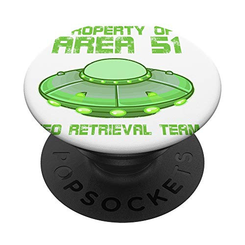 U_F_O_ - space aliens arrived - UFO unidentified PopSockets Grip and Stand for Phones and Tablets