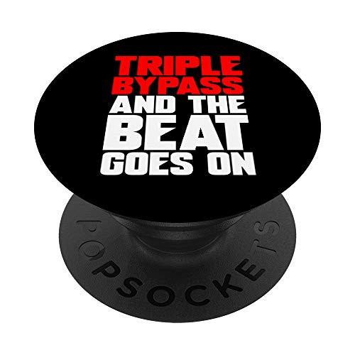 Open Heart Triple Bypass Surgery Recovery PopSockets Grip and Stand for Phones and Tablets