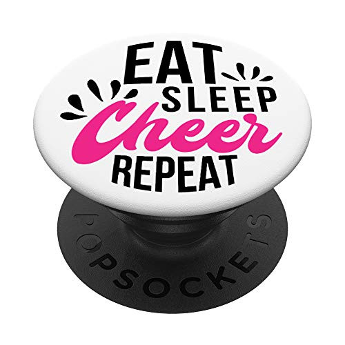 Eat Sleep Cheer Repeat Motivational Gift ACE001a PopSockets Grip and Stand for Phones and Tablets Eat Sleep Cheer Repeat Motivational Gift ACE001a PopSockets Grip and Stand for Phones and Tablets