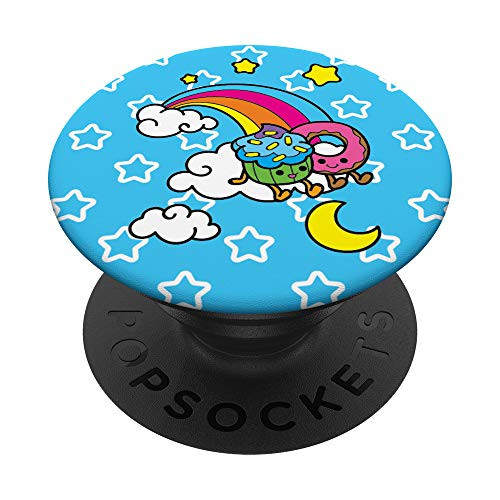 Cute and Happy Kawaii Cupcake and Donut PopSockets Grip and Stand for Phones and Tablets