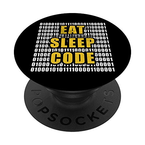Funny Eat Sleep Code Computer Nerd Gifts PopSockets Grip and Stand for Phones and Tablets Funny Eat Sleep Code Computer Nerd Gifts PopSockets Grip and Stand for Phones and Tablets