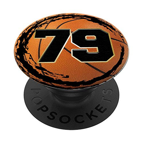 Basketball Custom Jersey Number 79 seventy nine player PopSockets Grip and Stand for Phones and Tablets