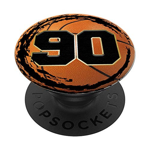 Basketball Custom Jersey Number 90 ninety player PopSockets Grip and Stand for Phones and Tablets