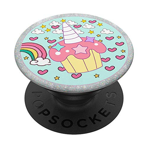 Unicorn Cupcake PopSockets Grip and Stand for Phones and Tablets