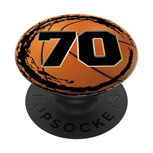 Basketball Custom Jersey Number 70 seventy player PopSockets Grip and Stand for Phones and Tablets
