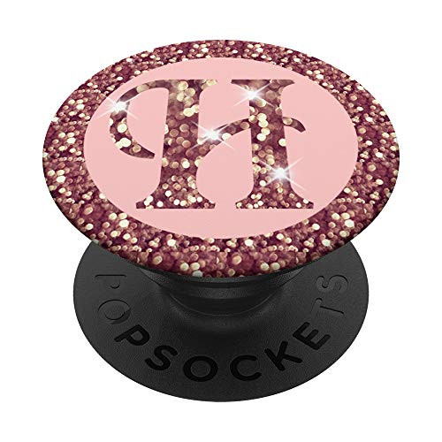 Initial Letter Alphabet H Monogram PopSockets Grip and Stand for Phones and Tablets