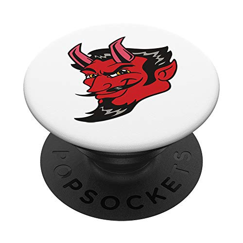 Graphic 365 Halloween Costume Scary Devil Head PopSockets Grip and Stand for Phones and Tablets