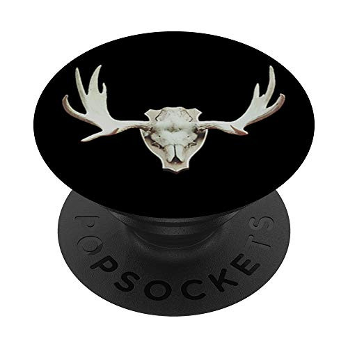 Cool European Mount Outdoors Hunting Moose Antlers PopSockets Grip and Stand for Phones and Tablets
